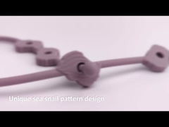 Adjustable Teething Dummy Baby Silicone Products Pacifier Chain Clip