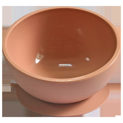 Baby Non Slip Food Grade Silicone Feeding Bowl With Dinner Table Suction