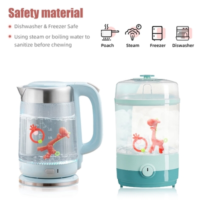 Baby Soft BPA Free Newly Designed Silicone Chew Toys Safe In Dishwasher