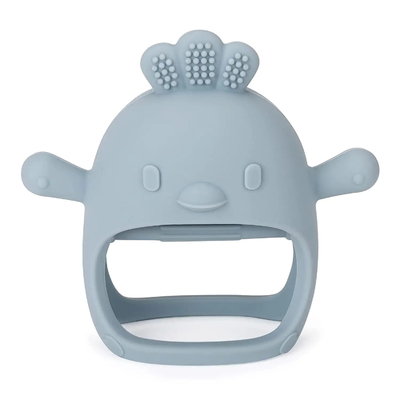 Chicky BPA Free Anti - Drop Silicone Mitten Teething Toy for Soothing Sore Gums
