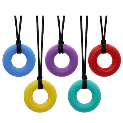 Stylish Chewable Pendant Sensory Chew Necklace for Kids with Autism