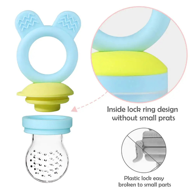 All Sizes 2 Packs BPA Free Fruit Food Feeder Pacifier For Baby Feeding