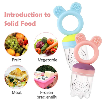 All Sizes 2 Packs BPA Free Fruit Food Feeder Pacifier For Baby Feeding