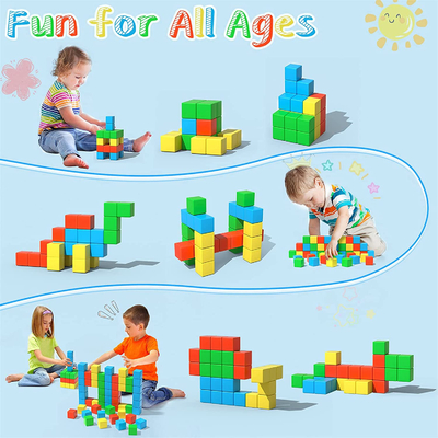 Sensory Montessori Preschool Educational Magnetic Building Blocks For Boys Girls