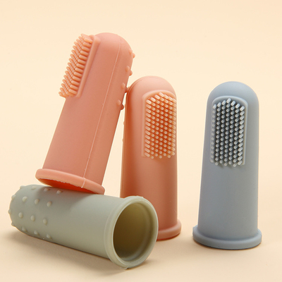 Baby Silicone Finger Toothbrush Oral Cleaner Kit For 3 Months +