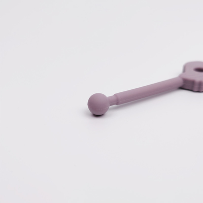 Food Grade 50*0.6*2cm Silicone Pacifier Chain Adjustable Anti Falling