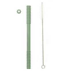 ODM Baby Silicone Products Teething Tubes Chew Stick Teether With 20cm Brush