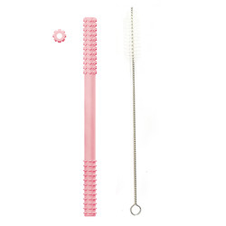 ODM Baby Silicone Products Teething Tubes Chew Stick Teether With 20cm Brush