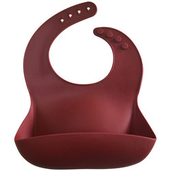 Reusable Soft Waterproof Silicone Baby Bib Food Catching Bib 29*23*0.2cm