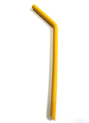Reusable BPA Free Larger Baby Drinking Long Silicone Straws Foldable 25.5cm