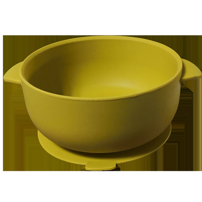 Multi Colored BPA Free Kids Silicone Bowl Microwave Safe 400ml With Sucker