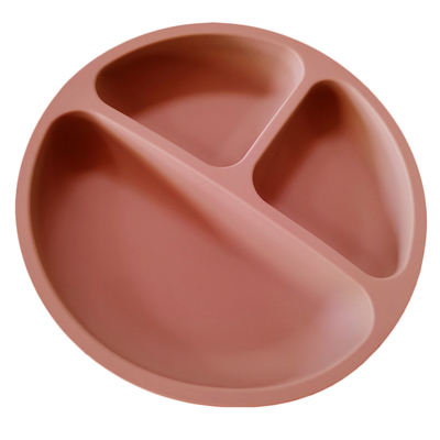 Waterproof Eco Friendly Silicone Baby Plate Suction Toddler Plates SGS